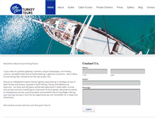 Tablet Screenshot of bluecruiseturkeytours.com